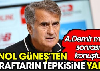 Şenol Güneş’ten taraftarın ‘Yönetim istifa’ tepkisine yanıt. Adana Demir maçı sonrası konuştu