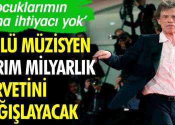 Ünlü müzisyen yarım milyarlık servetini bağışlayacak. ‘Çocuklarımın buna ihtiyacı yok’