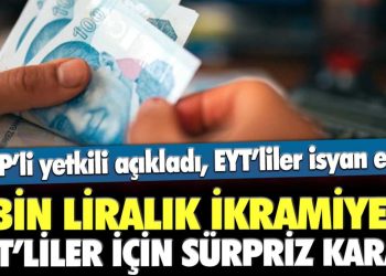 AKP’li yetkili açıkladı EYT’liler hayrete düştü: Emekli ikramiyesinde EYT’lileri isyan ettiren karar…